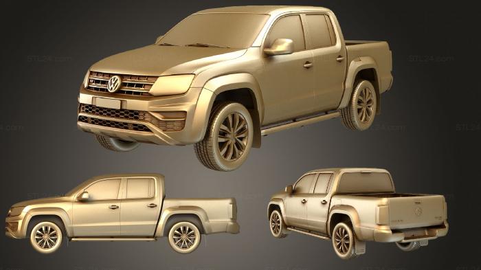 Автомобили и транспорт (ФОЛЬКСВАГЕН Амарок 2021, CARS_4026) 3D модель для ЧПУ станка
